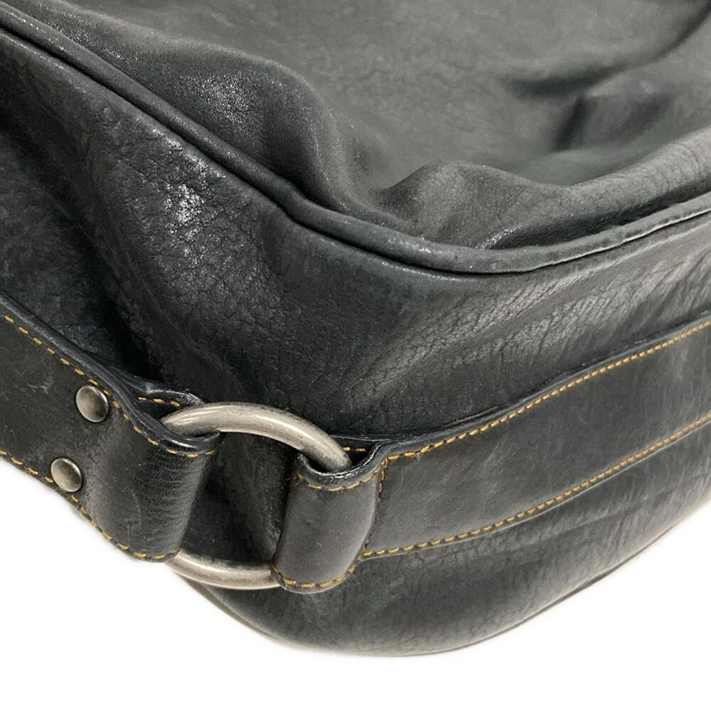 Christian Dior DIOR/ChristianDior Gaucho Shoulder Bag Black Brown - Picture 14 of 15